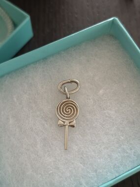 Tiffany & Co. Silver Lollipop Charm Pendant
